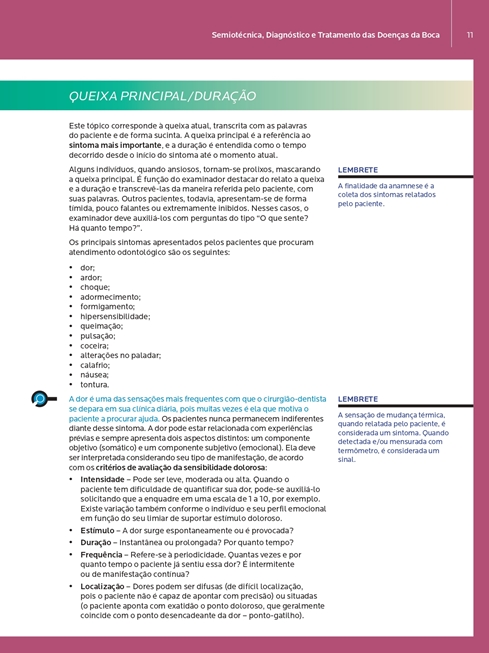 Semiotécnica, Diagnóstico e Tratamento das Doenças da Boca