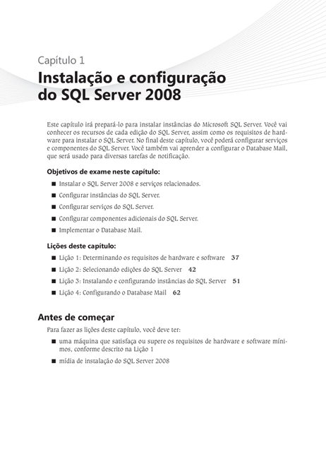 Microsoft SQL Server 2008: Implementação e Manutenção