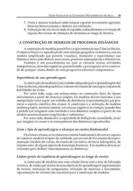 Como Trabalhar os Conteúdos Procedimentais em Aula