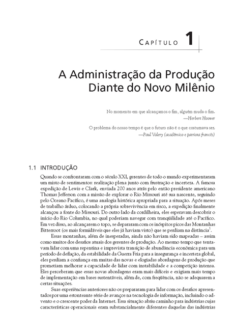 Produção, Estratégia e Tecnologia