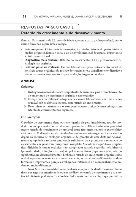 Casos Clínicos em Pediatria