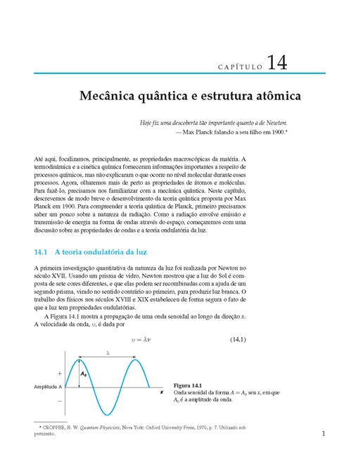 Físico-Química para as Ciências Químicas e Biológicas