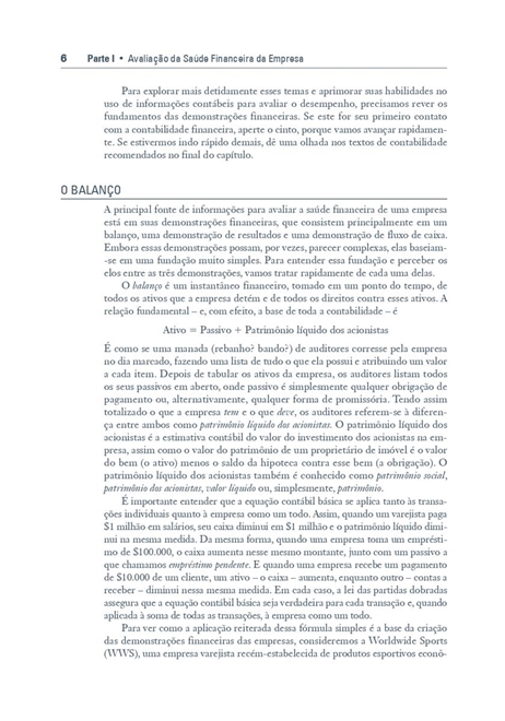 Análise para Administração Financeira