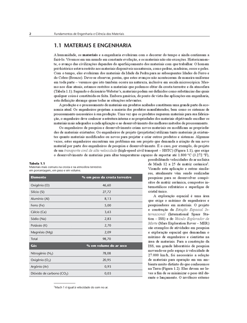 Fundamentos de Engenharia e Ciências dos Materiais