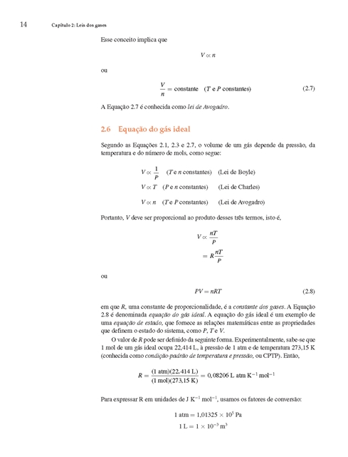 Físico-Química para as Ciências Químicas e Biológicas