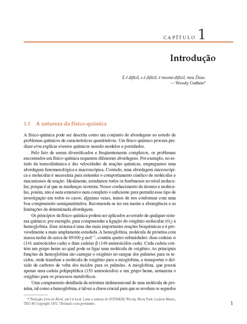 Físico-Química para as Ciências Químicas e Biológicas