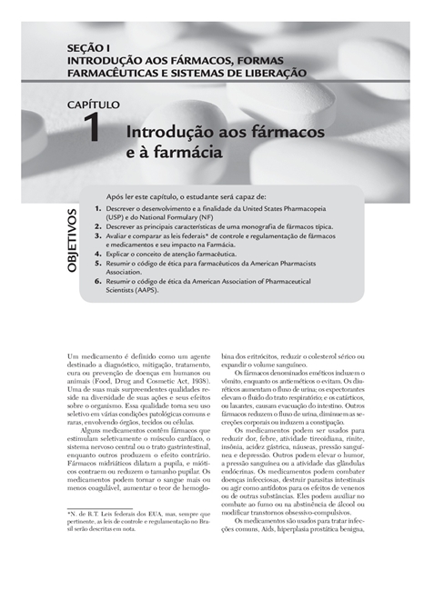 Formas Farmacêuticas e Sistemas de Liberação de Fármacos