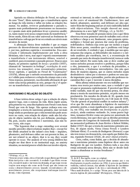 Fundamentos da Técnica Psicanalítica