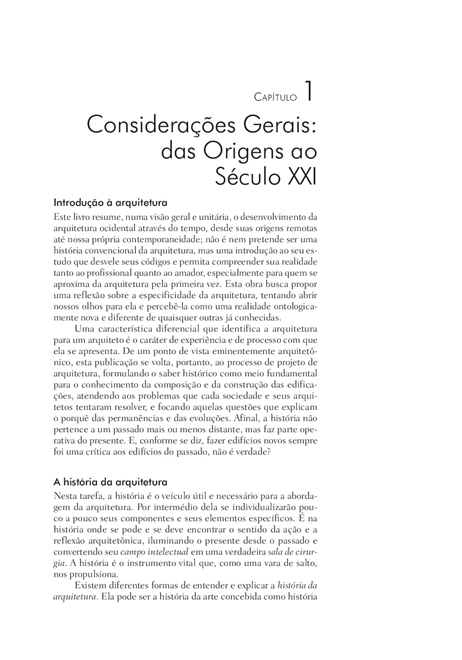 Introdução a Historia da Arquitetura