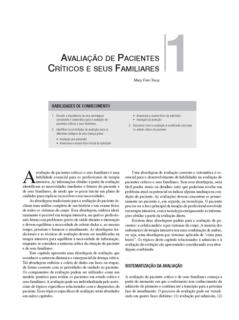 Fundamentos de Enfermagem em Cuidados Críticos da AACN