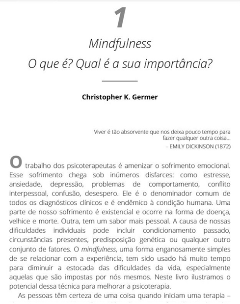 Mindfulness e Psicoterapia