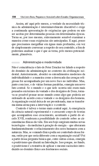 Um Livro Bom, Pequeno e Acessível sobre Estudos Organizacionais