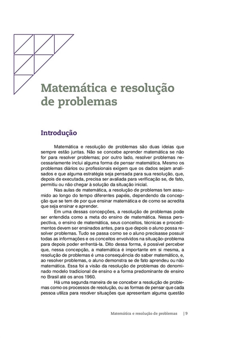 Resolução de Problemas nas Aulas de Matemática