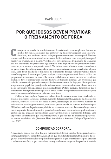 Treinamento de Força para a Terceira Idade