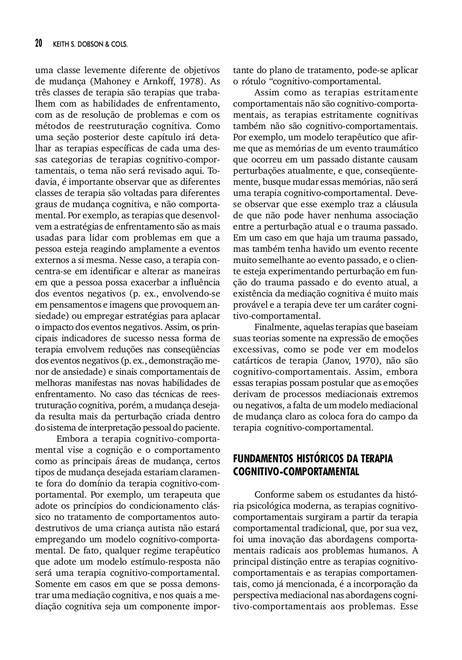 Manual de Terapias Cognitivo-Comportamentais