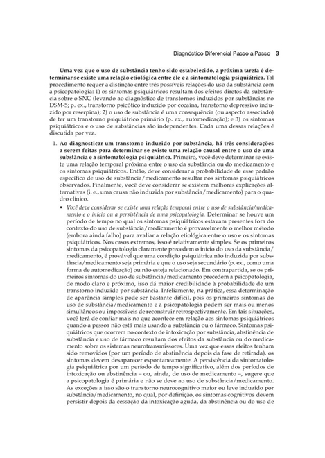 Manual de Diagnóstico Diferencial do DSM-5