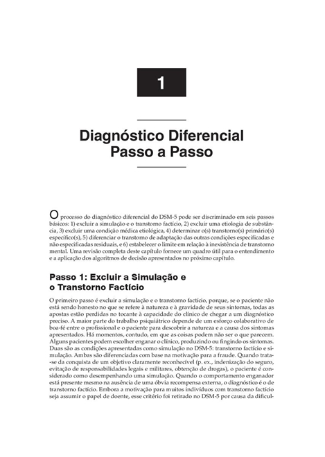 Manual de Diagnóstico Diferencial do DSM-5