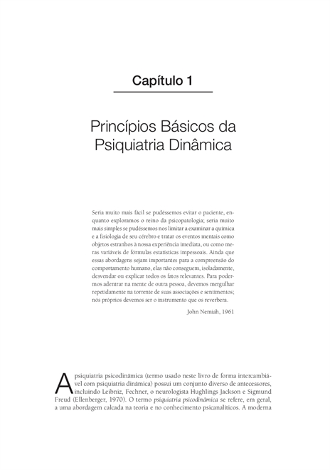 Psiquiatria Psicodinâmica na Prática Clínica