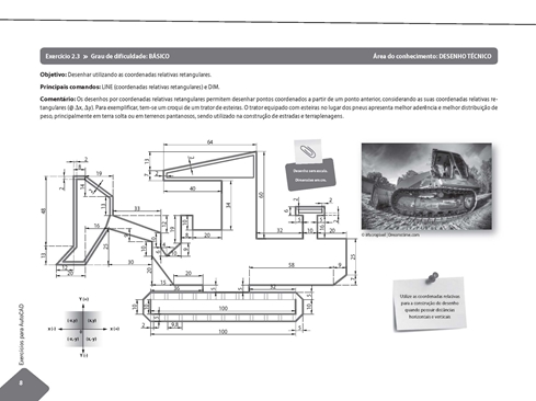 Exercícios para Autocad