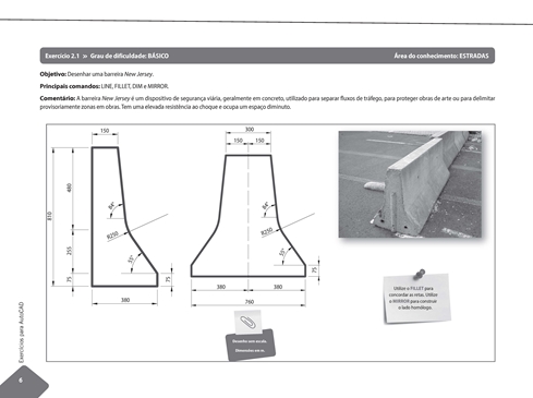 Exercícios para Autocad