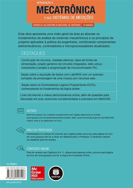 Introdução à Mecatrônica e aos Sistemas de Medições