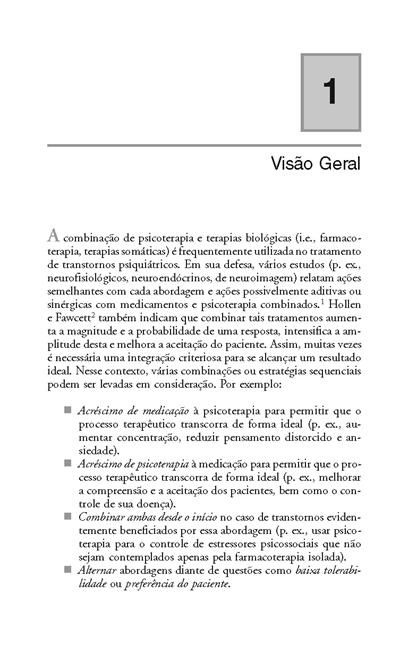 Terapias Psicológica e Biológica Integradas