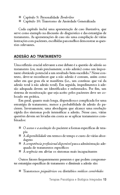 Terapias Psicológica e Biológica Integradas