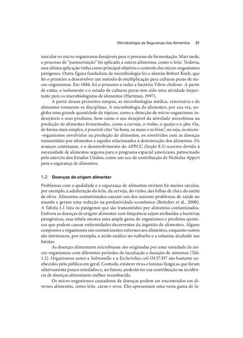 Microbiologia da Segurança dos Alimentos