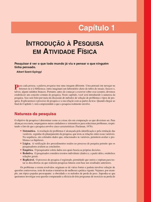 Métodos de Pesquisa em Atividade Física