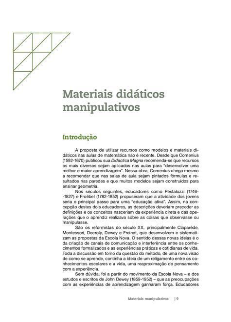 Materiais Manipulativos para o Ensino de Figuras Planas