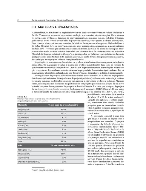 Fundamentos de Engenharia e Ciências dos Materiais