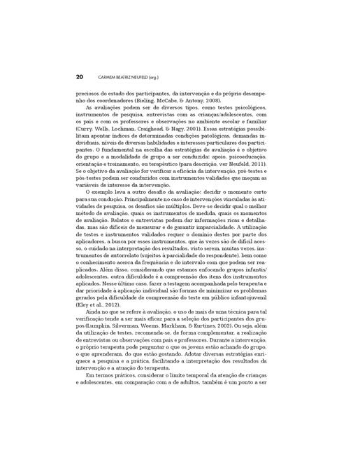 Terapia Cognitivo-Comportamental em Grupo para Crianças e Adolescentes