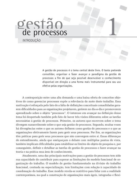 Gestão de Processos