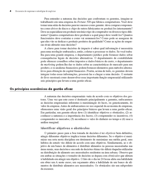 Economia de Empresas e Estratégias de Negócios