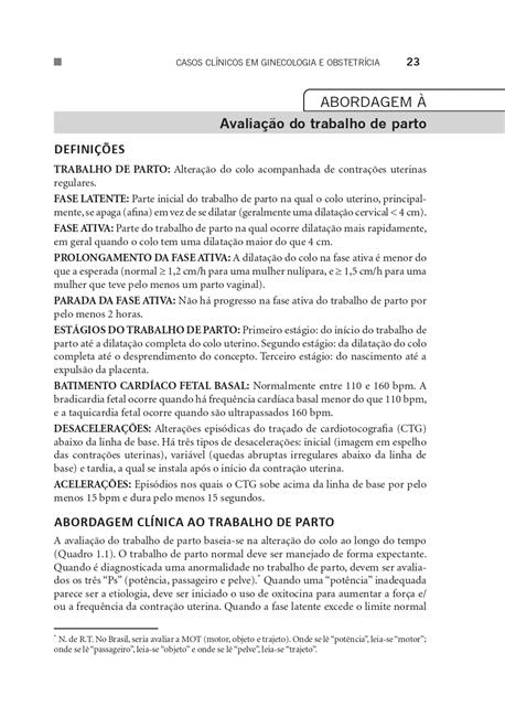 Casos Clínicos em Ginecologia e Obstetrícia