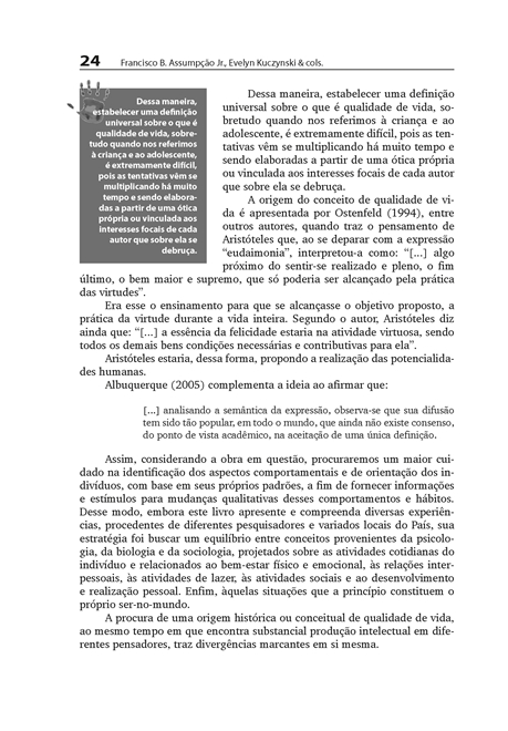 Qualidade de Vida na Infância e na Adolescência