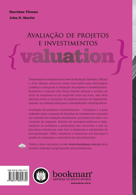 Avaliação de Projetos e Investimentos {Valuation}