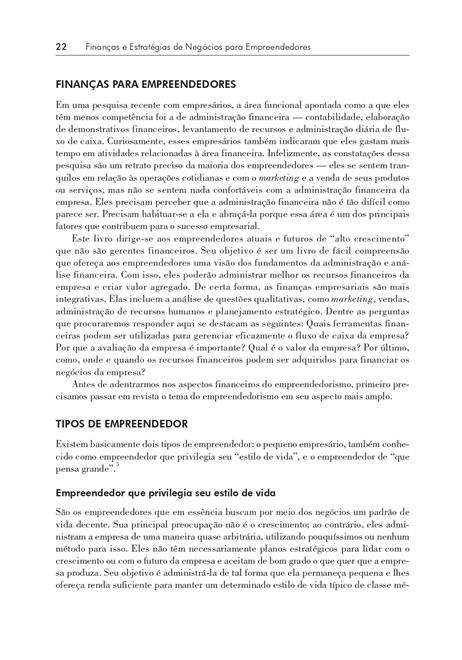 Finanças e Estratégias de Negócios para Empreendedores