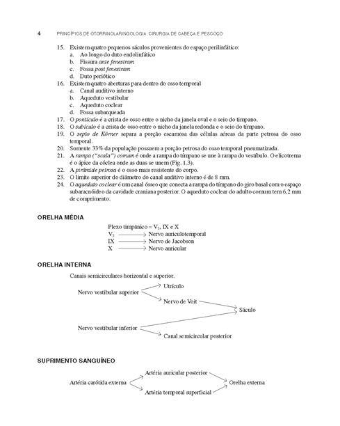 Princípios de Otorrinolaringologia