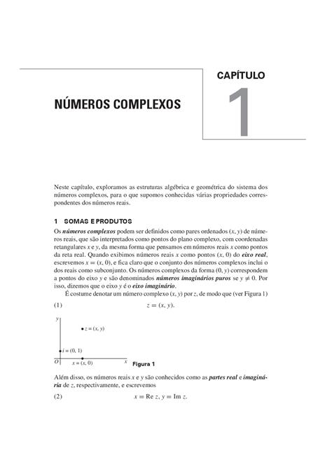 Variáveis Complexas e Aplicações