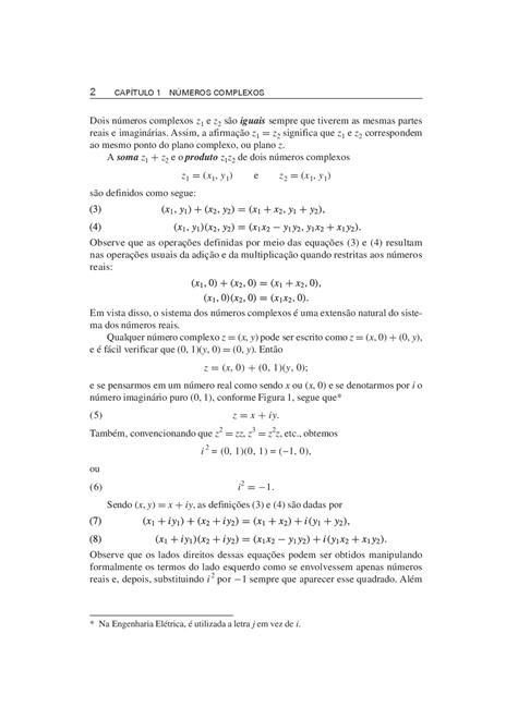 Variáveis Complexas e Aplicações