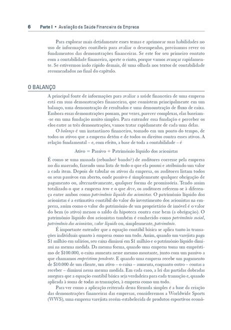 Análise para Administração Financeira