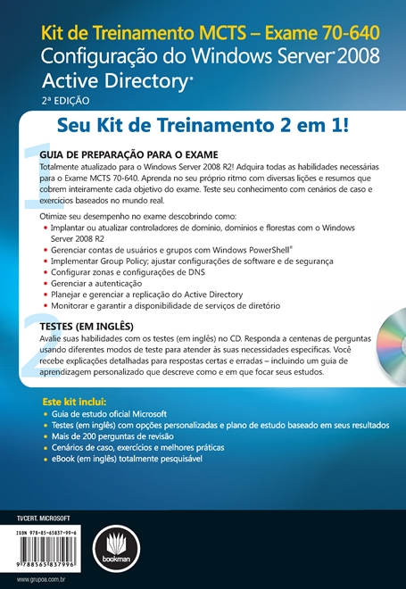 Kit de Treinamento Exame MCTS 70-640