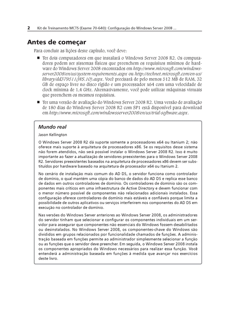 Kit de Treinamento Exame MCTS 70-640