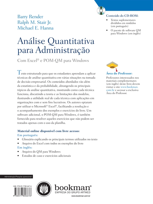 Análise Quantitativa para Administração