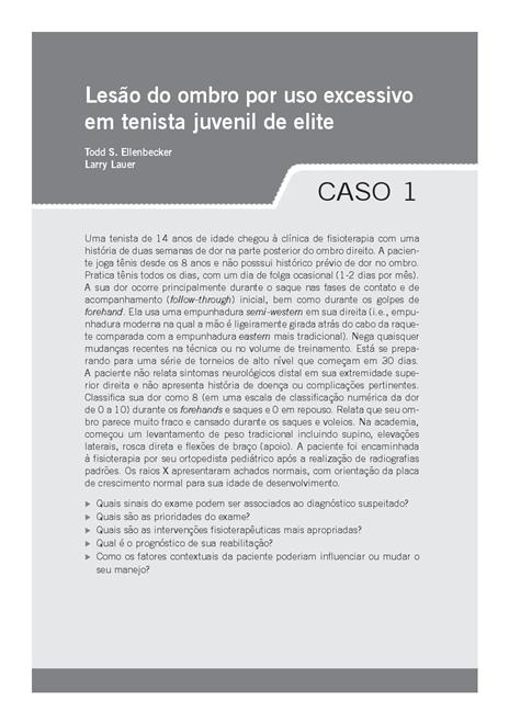 Casos Clínicos em Fisioterapia Esportiva