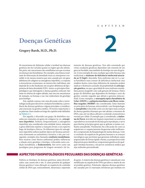 Fisiopatologia da Doença