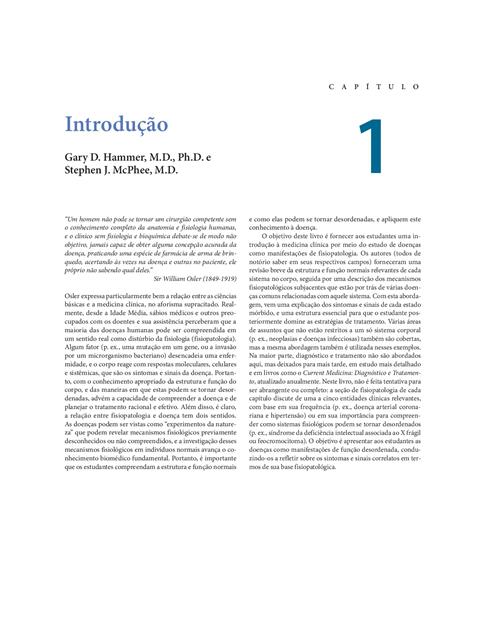 Fisiopatologia da Doença