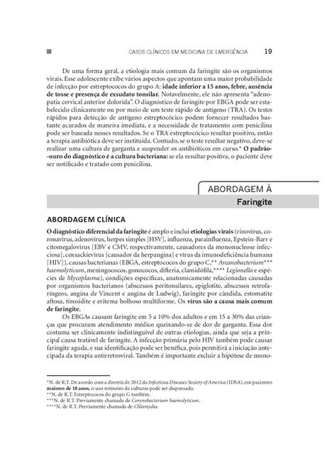 Casos Clínicos em Medicina de Emergência