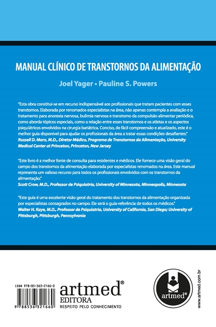 Manual Clínico de Transtornos da Alimentação